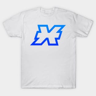 Pisces Blue Gradient Outline T-Shirt